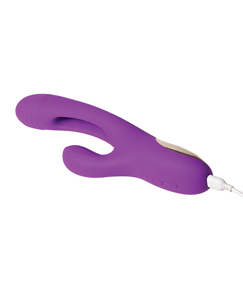 image of product,Bora G-Spot Tapping Rabbit Vibrator - Purple - SEXYEONE