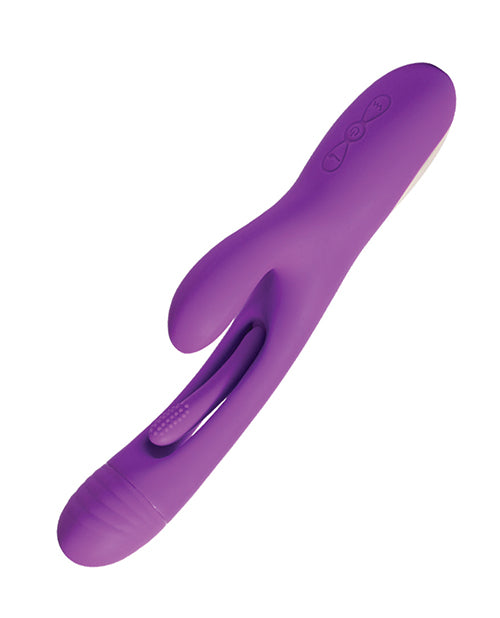 image of product,Bora G-Spot Tapping Rabbit Vibrator - Purple - SEXYEONE