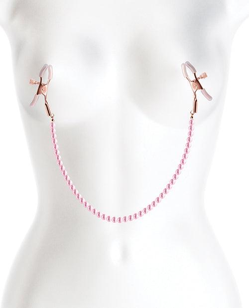 image of product,Bound Dc1 Nipple Clamps - Pink - SEXYEONE