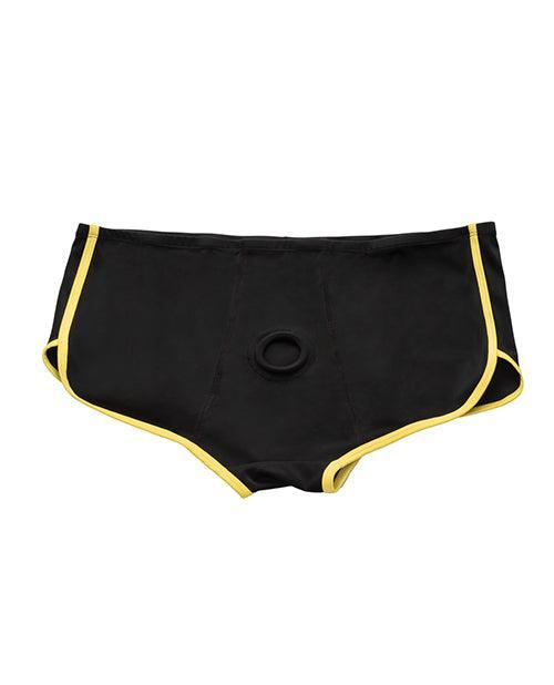 image of product,Boundless Boxer Brief - Black/Yellow - SEXYEONE