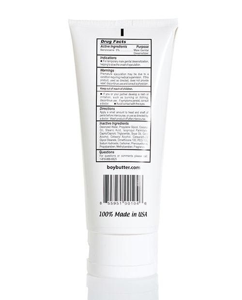 image of product,Boy Butter Desensitizing Comfort Cream - 6 Oz Lube Tube - SEXYEONE