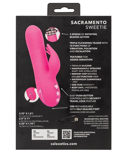 California Dreaming Sacramento Sweetie Vibrator & Rotating Stimulator - SEXYEONE