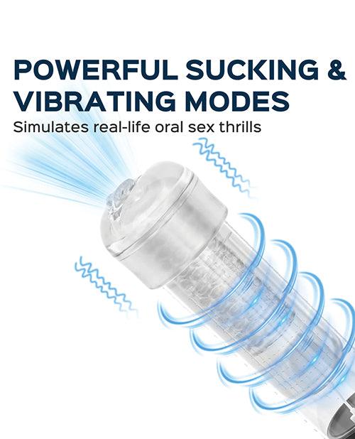 image of product,Calvin Vibrating Pump - White - SEXYEONE