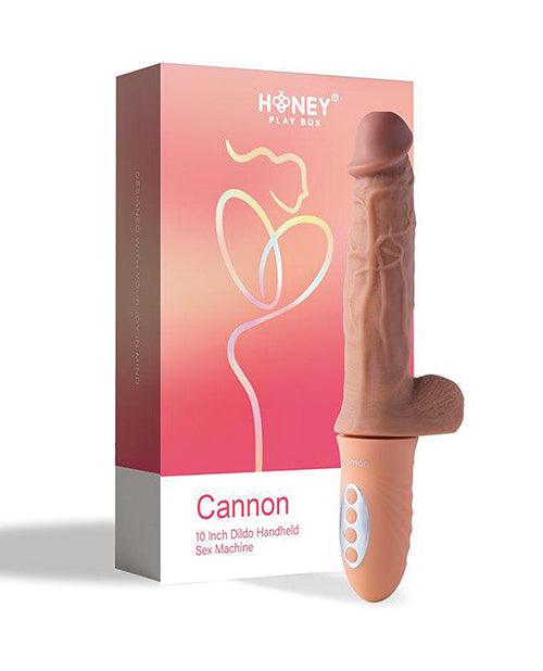 image of product,Cannon 10" Dildo Handheld Sex Machine - Light - SEXYEONE