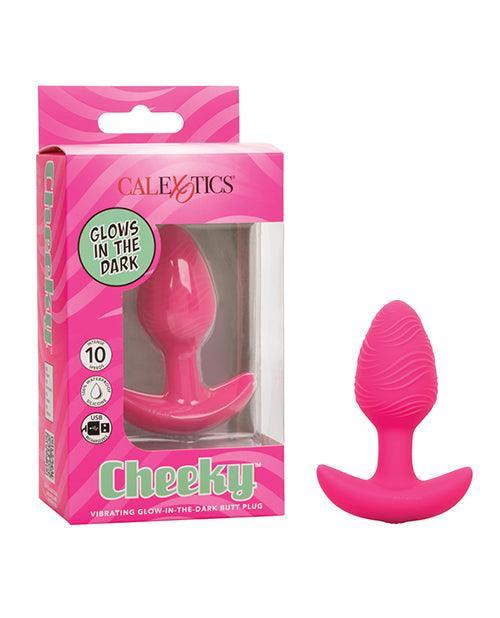 product image, Cheeky Glow in the Dark Vibrating Butt Plug - SEXYEONE