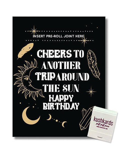 Cheers to Another Trip Around the World Greeting Card w/Matchbook - SEXYEONE