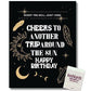 Cheers to Another Trip Around the World Greeting Card w/Matchbook - SEXYEONE
