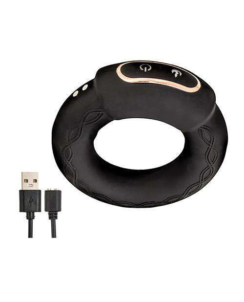 image of product,Cockpower Heat up Cock Ring - Black - SEXYEONE