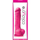 Colours Pleasures 5" Dildo w/Suction Cup - Pink - SEXYEONE