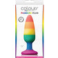 Colours Pride Edition Pleasure Plug - Rainbow - SEXYEONE