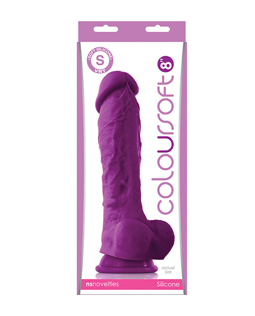 image of product,ColourSoft 8" Soft Dildo - SEXYEONE