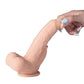 Colter App Controlled Realistic 8.5" Thrusting Dildo Vibrator W/clit Licker - Ivory - SEXYEONE