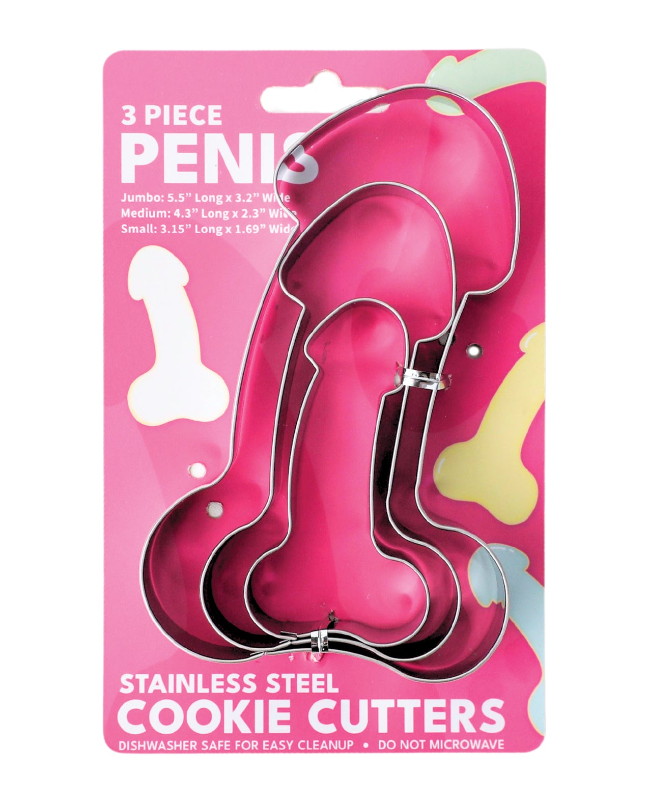 product image, Cookie Cutter Sets - 3 pc Penis - SEXYEONE