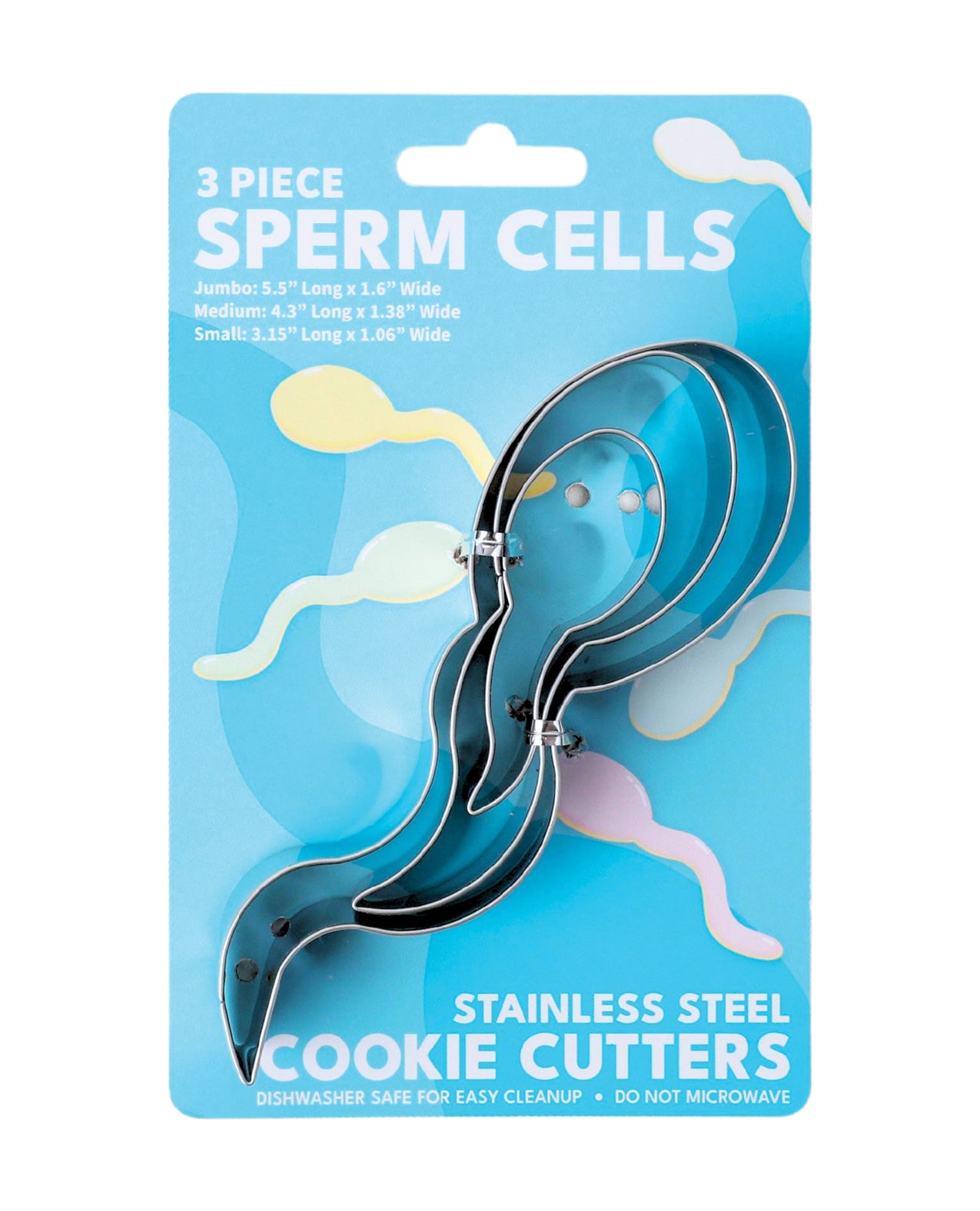 product image, Cookie Cutter Sets - 3 pc Sperm - SEXYEONE