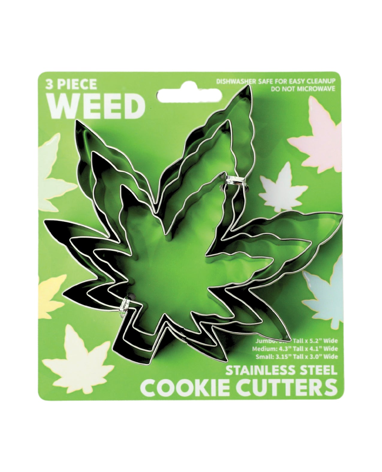 product image, Cookie Cutter Sets - 3 pc Weed - SEXYEONE