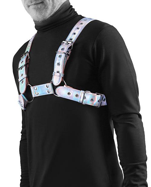 image of product,Cosmo Harness Rogue - Rainbow - SEXYEONE