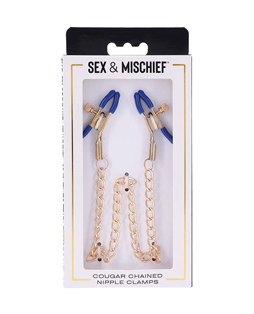 product image, Cougar Chained Nipple Clamps - SEXYEONE