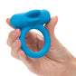 Couple's Enhancer Silicone Rechargeable Double Trouble Enhancer w/Flickering Dual Teasers - Blue - SEXYEONE