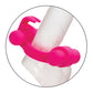 Couple's Enhancer Silicone Rechargeable Rockin' Rabbit Enhancer - Fuchsia - SEXYEONE