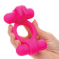 Couple's Enhancer Silicone Rechargeable Rockin' Rabbit Enhancer - Fuchsia - SEXYEONE