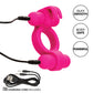 Couple's Enhancer Silicone Rechargeable Rockin' Rabbit Enhancer - Fuchsia - SEXYEONE