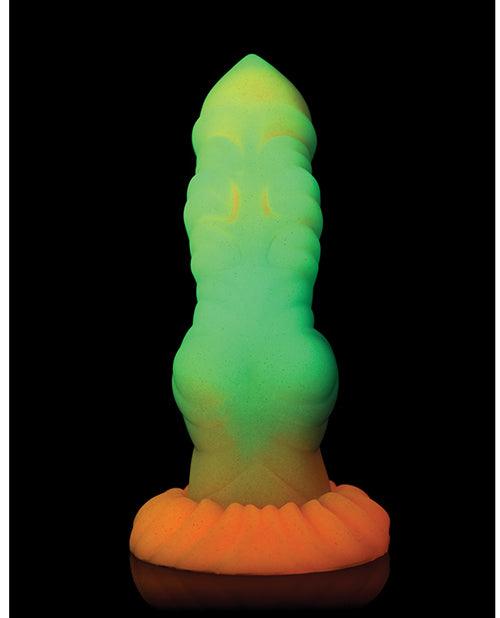 product image,Creature Cocks Alien Invader Alien Glow-in-the-Dark Silicone Dildo - SEXYEONE