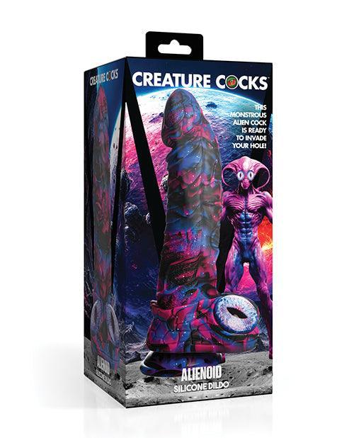 Creature Cocks Alienoid Silicone Dildo - Multi Color - SEXYEONE