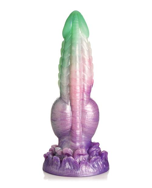 image of product,Creature Cocks Aqua Phoenix Silicone Dildo - Multi Color - SEXYEONE