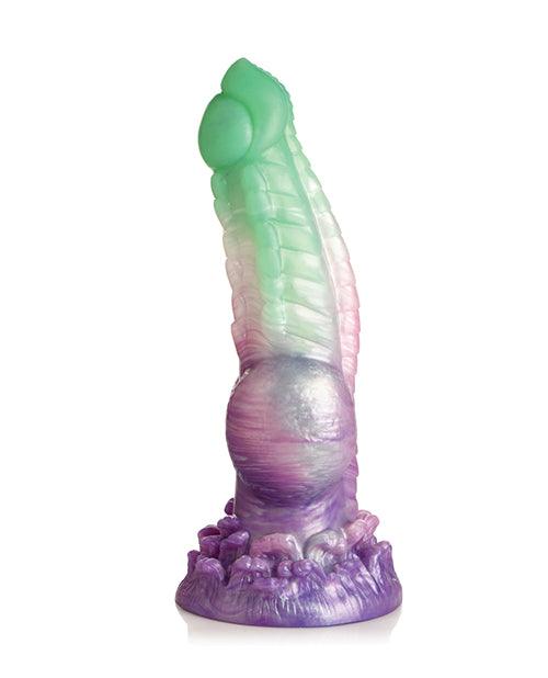 image of product,Creature Cocks Aqua Phoenix Silicone Dildo - Multi Color - SEXYEONE