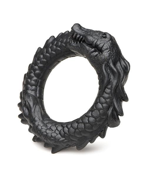 image of product,Creature Cocks Caiman Silicone Cock Ring - Black - SEXYEONE
