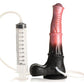 Creature Cocks Centaur Explosion Squirting Silicone Dildo - Black/Peach - SEXYEONE