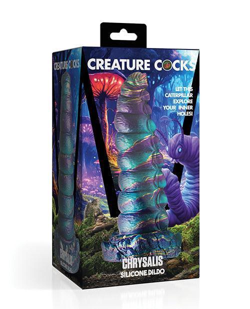 product image, Creature Cocks Chrysalis Silicone Dildo - Multi Colors - SEXYEONE