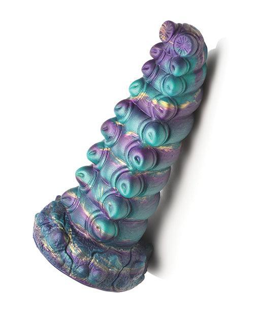 image of product,Creature Cocks Chrysalis Silicone Dildo - Multi Colors - SEXYEONE