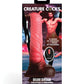 Creature Cocks Deluxe Centaur Thrusting & Vibrating Silicone Dildo w/Remote Control - Peach/Brown - SEXYEONE