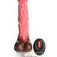 Creature Cocks Deluxe Centaur Thrusting & Vibrating Silicone Dildo w/Remote Control - Peach/Brown - SEXYEONE