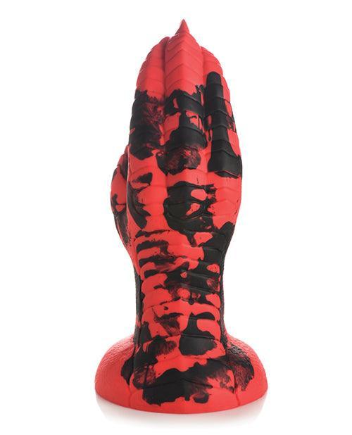 image of product,Creature Cocks Demon Claw Fisting Silicone Dildo - Red - SEXYEONE