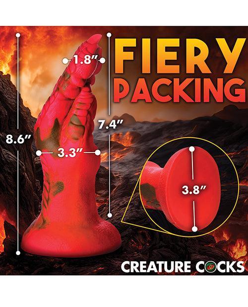 image of product,Creature Cocks Demon Claw Fisting Silicone Dildo - Red - SEXYEONE