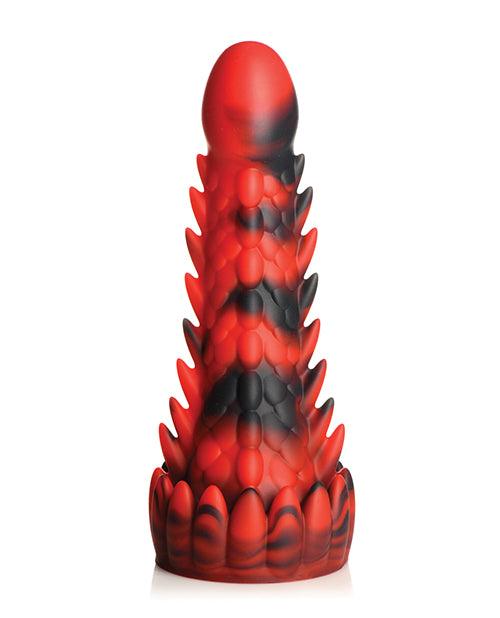 image of product,Creature Cocks Demon Rising Scaly Dragon Silicone Dildo - SEXYEONE