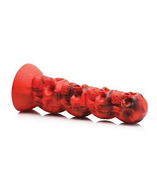 image of product,Creature Cocks Doom Silicone Dildo - Red/Black - SEXYEONE