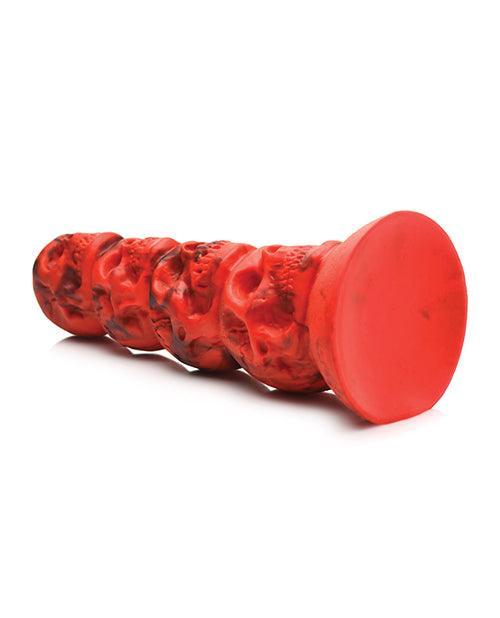 image of product,Creature Cocks Doom Silicone Dildo - Red/Black - SEXYEONE