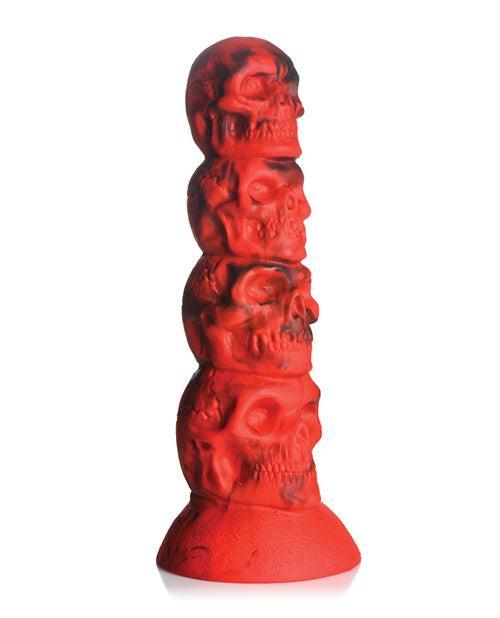 image of product,Creature Cocks Doom Silicone Dildo - Red/Black - SEXYEONE