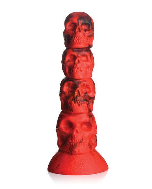 image of product,Creature Cocks Doom Silicone Dildo - Red/Black - SEXYEONE