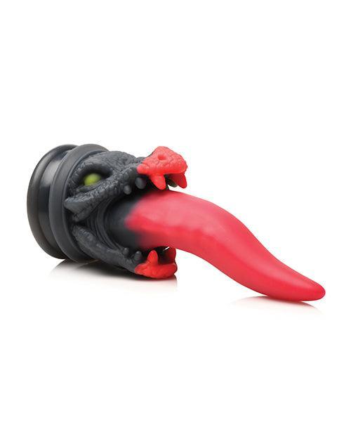 product image,Creature Cocks Dragon Roar Silicone Dildo - Red/Black - SEXYEONE