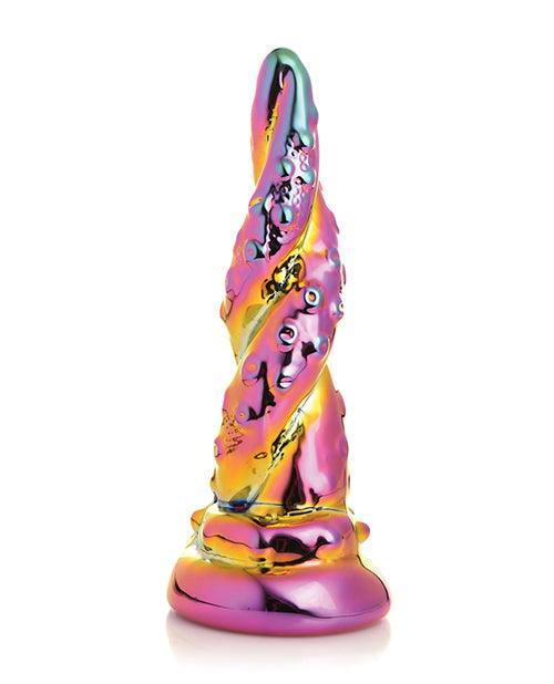image of product,Creature Cocks Enchantress Rainbow Glass Dildo - SEXYEONE