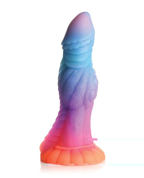 image of product,Creature Cocks Galactic Cock Alien Creature Silicone Dildo - Glow In The Dark - SEXYEONE