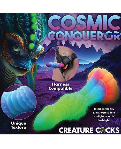 Creature Cocks Galactic Cock Alien Creature Silicone Dildo - Glow In The Dark - SEXYEONE