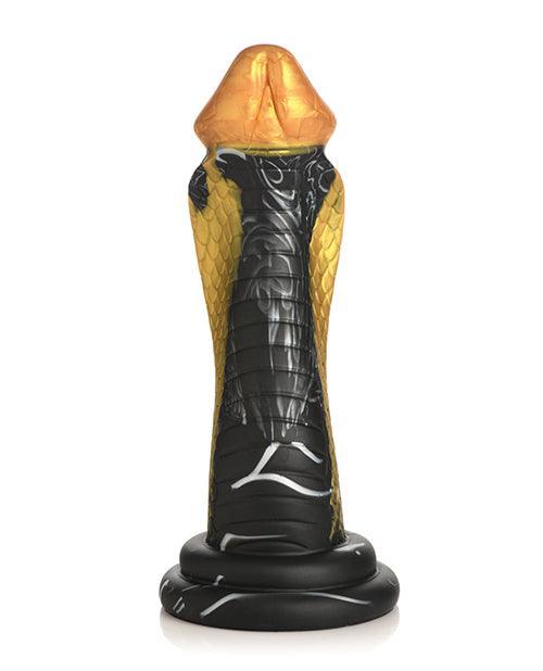 image of product,Creature Cocks Golden Snake Silicone Dildo - SEXYEONE