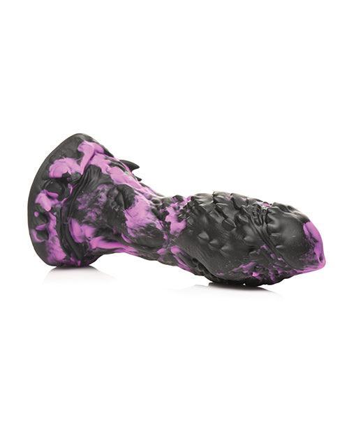 image of product,Creature Cocks Grim Silicone Dildo - Black/Purple - SEXYEONE