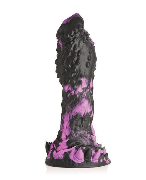 image of product,Creature Cocks Grim Silicone Dildo - Black/Purple - SEXYEONE