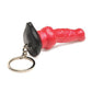 Creature Cocks Hell-Hound Silicone Key Chain - Red - SEXYEONE